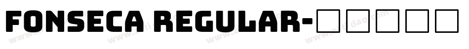 FONSECA REGULAR字体转换